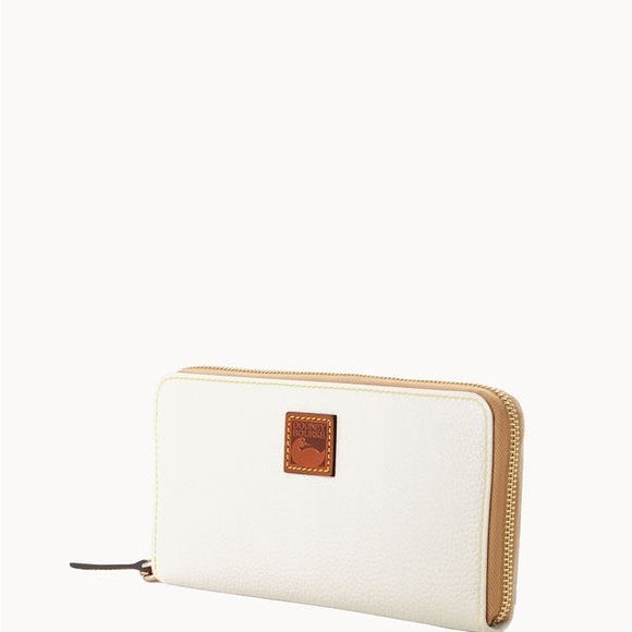 Dooney & Bourke Pebble Grain Large Zip Around Wristlet